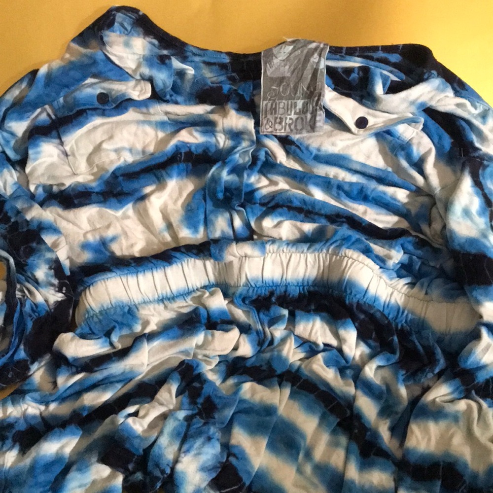 Ambition Blue Tie-Dye ROMPER